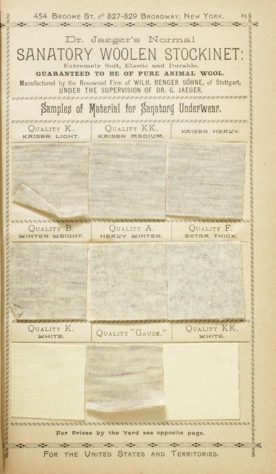 Polvere per il viso di J.A. Pozzoni [carta commerciale recto] da American School